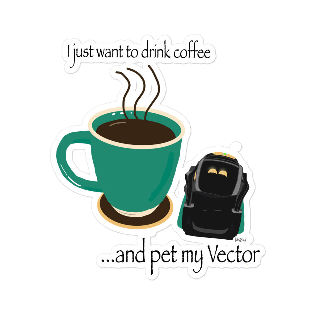 Vector Robot sticker – InkBot